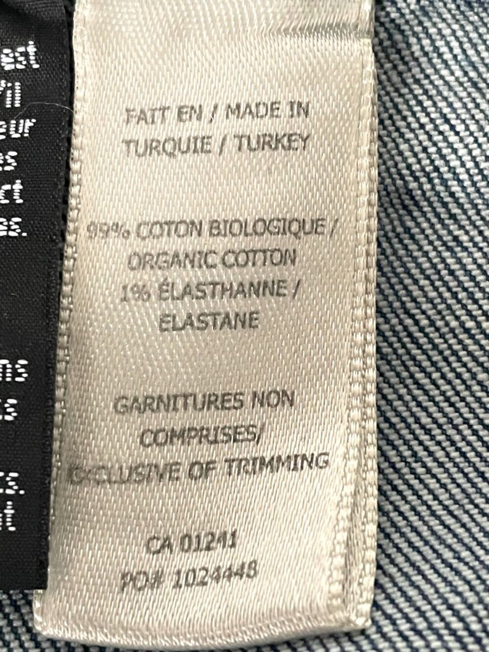 Contemporaine Vision by Simons Stretch Denim A-Line Midi Skirt 12 NWOT - Picture 8 of 8